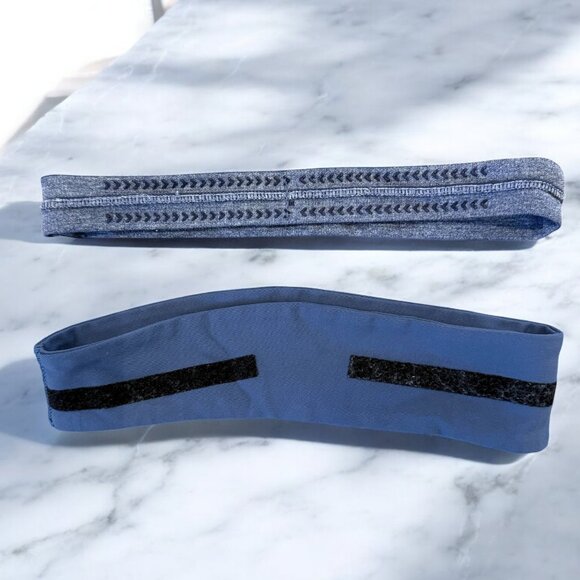 Lululemon Headband Bundle X2 Blue Heather Blue - Picture 6 of 7